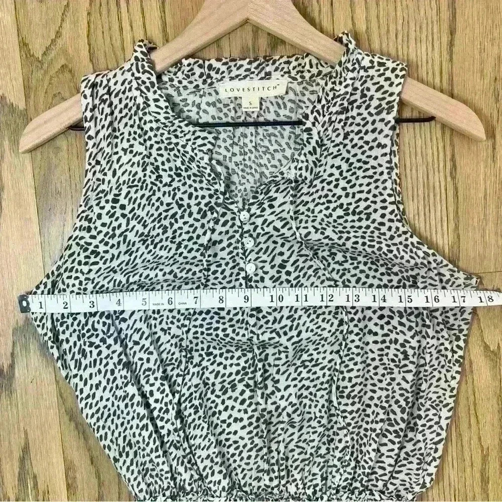 Lovestitch Ruffle Sleeveless Dress Size Small - Picture 12 of 16
